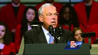 Former Boston mayor receives standing ovation at Marathon tribute