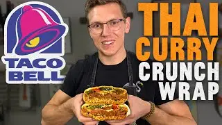 Thai Curry Crunchwrap Supreme (Leftover Food Hacks)