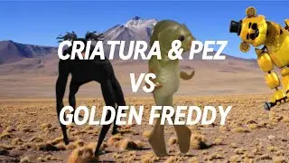 Ardua PELEA contra GOLDEN FREDDY ft: VIzcacha (VIcky)