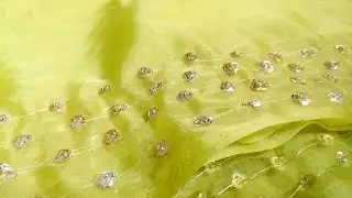 হাতের কাজ করা সিকোয়েন্স এর ওড়না | Hania Amir Inspired Handwork Dupatta  - Tumpa's Recipes