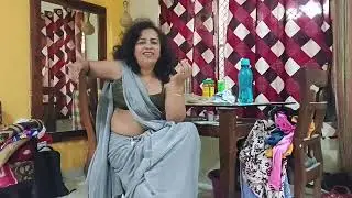 Grey saree