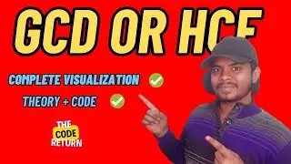 Program to find gcd in c++ || Eucledian Method || In Hindi || THE CODE RETURN