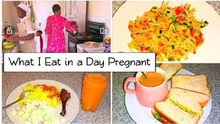 WHAT I EAT IN A DAY WHILE PREGNANT || 3rd trimester || simple meal ideas