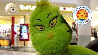 STUFFING THE GRINCH AT BUILD A BEAR Christmas Edition BuildaBear Workshop In Store Fun