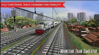 🚂 Indonesia Train Simulator Gameplay | Realistic Train Driving Experience 2025