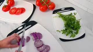 Gorilla Grip BPA-Free Cutting Board Set  #shorts #kitchenhacks #cuttingboard 