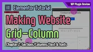 Making grid-column - WordPress Elementor -  Change text properties