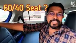 What is 60/40 split-folding rear seats | Easy to carry luggage | #mgatexplore