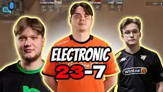 🔥electronic (23-7) | FACEIT EU mirage | Рейтинг 2,13 | +VOICE с s1mple и FL4MUS | 11 сентября 202...