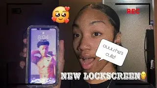 ANOTHER GUY AS MY LOCK SCREEN PRANK ON BOYFRIEND *HE LEFT ME*💔