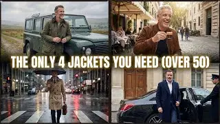 The Only 4 Jackets A Man Needs Over 50 | Old Money Fashion Style