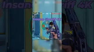 Insane Sheriff 4K #shorts #valorant #valorantandchill #valoranthighlights