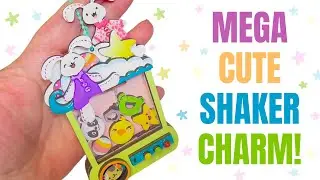Mega Cute Charms! #2 - Making a Shaker Claw Machine - DIY