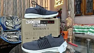 NEEMAN'S Comfy Hustlers Sneakers : Grey | NISCHAL heartbeat Vlog Ep- 119