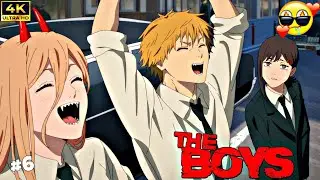 Chainsaw man E6: Denji Badass Moments 🔥| Denji Power Funny Moments 😂 #chainsawman 