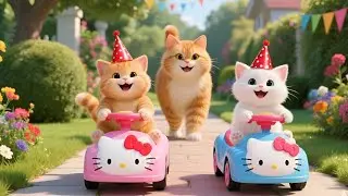 Mama Cat Sells Juice to Surprise Kitten’s Birthday 🎂🍹 | A Heartwarming Family Story