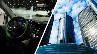 Detroit Cobo center // SAE Autonomous Car demo!
