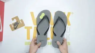 Nike Solarsoft Thong II - Black Grey - Unboxing | Walktall