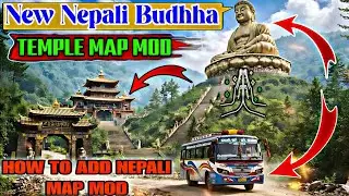 New Nepali Map Mod In Bus Simulator indonesia Nepali 😍  Finally Budhha Temple Nepali Map Mod Release