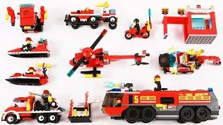 Lets Learn Fire Truck Vehicles with Lego for Kids + More Fun Toy Videos