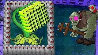 PVZ HACK PLANTS VS ZOMBIES || 99 THREEPEATER vs 9999 GIGA-GARGANTUAR ALL ZOMBIE DR.ZOMBOSS