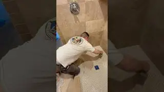 I-TILE How to grout a shower pan using a premixed Grout such as Mapai cq
