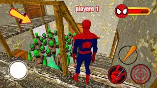 Playing as EVERYONE Mix Family Horror: Squid Game Doll Army vs Spider Baby Team in Granny House