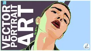 Drawing Vector Portrait Practice Session in Affinity Designer