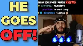 GOING OFF ON TWITCH FREESTYLING INTERNAL RHYMES ON HARD TRAP TYPE BEAT