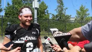 Linebacker Wilson Huber Addresses the Media Following Day One of Camp