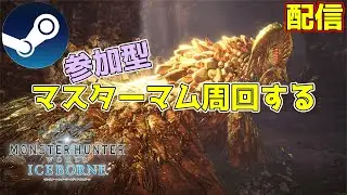 【part27】そろそろマスターマム周回しないとまずい！から周回するデー　完全初見アイボー攻略【PC版MHW:IB】