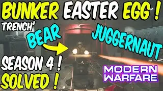 Modern Warfare Bunker EASTER EGG Season 4 Solved! On Trench | Bear Juggernaut PS4 XB1 PC A.P. 1.22