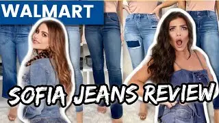 WALMART HAUL *SOFIA JEANS REVIEW* Trying On 10+ Pairs Of Sofia Vergara Jeans