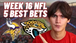5 BEST BETS FOR WEEK 16 NFL!