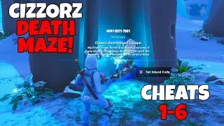 All CHEATS Level 1-7 Death Maze CIZZORZ in Fortnite