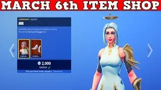Fortnite Item Shop (March 6th) | ARK Is Back!