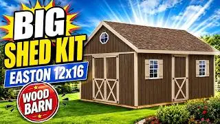 Transform Your Space with Easton Best Barn's DIY Wood Shed Kit!