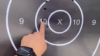 Espingarda Huglu Atrox Standart Teste de agrupamento Cal. 12. Choques de 1 a 5. Dist&acirc;ncia 25 metros.