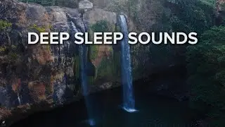 4 HOURS Waterfall Sounds for Deep Sleep | Natural Forest White Noise Ambience | #100