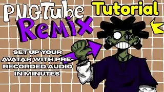 PNGTube‑Remix Setup Pre‑Recorded Audio + OBS Tutorial