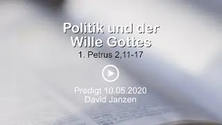 Politik und der Wille Gottes