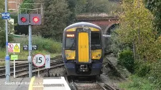Southeastern Class 375 Electrostar | 375608 + 375614 departing Hastings - 25/10/2024