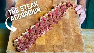 The steak accordion (I did something bad)