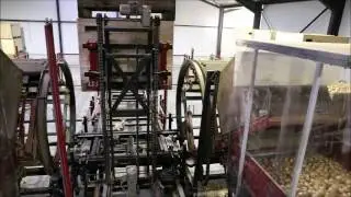 Burg Machinery - Dual HKDD-R bin unloader for onions at Ferme Des Arches