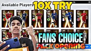 Fan's Choice : Worldwide clubs PACK OPENING 👀💎 10&times; trys || Around YT #pes2021 #aroundyt