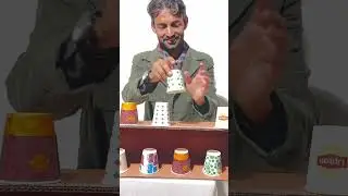 Simple disposable glass game 😘 mind blowing trick #games #gameplay ay