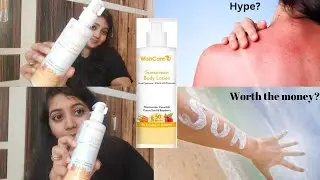 Wishcare Best sunscreen Body lotion worth the hype?✨🌞 #trending #sunscreen #summer