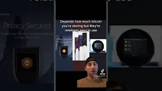 Store your Bitcoin on a cold storage device like a #ledger #trezor #secux #bitcoin #bitcoinstorage