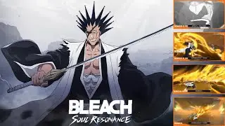 ZARAKI KENPACHI GAMEPLAY - FULL KIT, STAMP, BOUNDARY - BLEACH SOUL RESONANCE