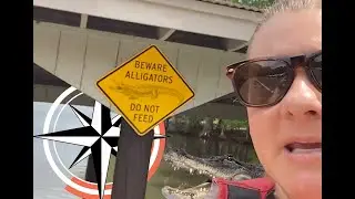 Exploring Louisiana - Chicot State Park - Don't Feed the Alligators